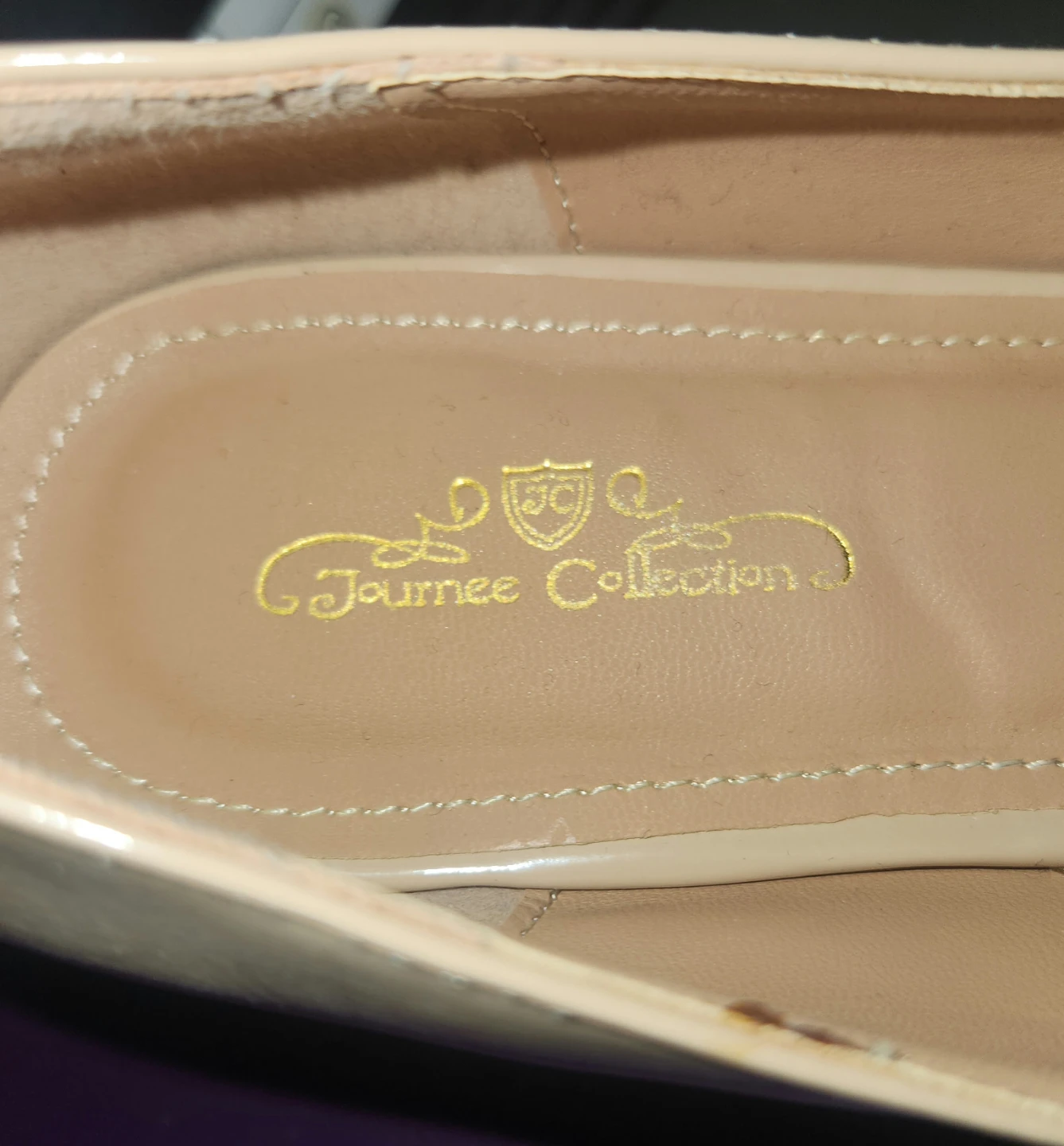 Journee Collection Nude Heels Size 10 - photo 5