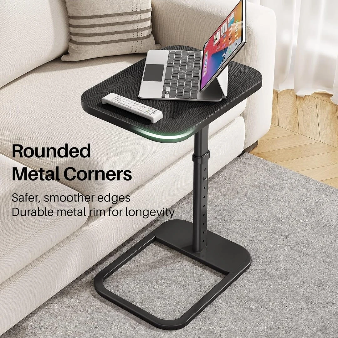 Adjustable Folding Side Table