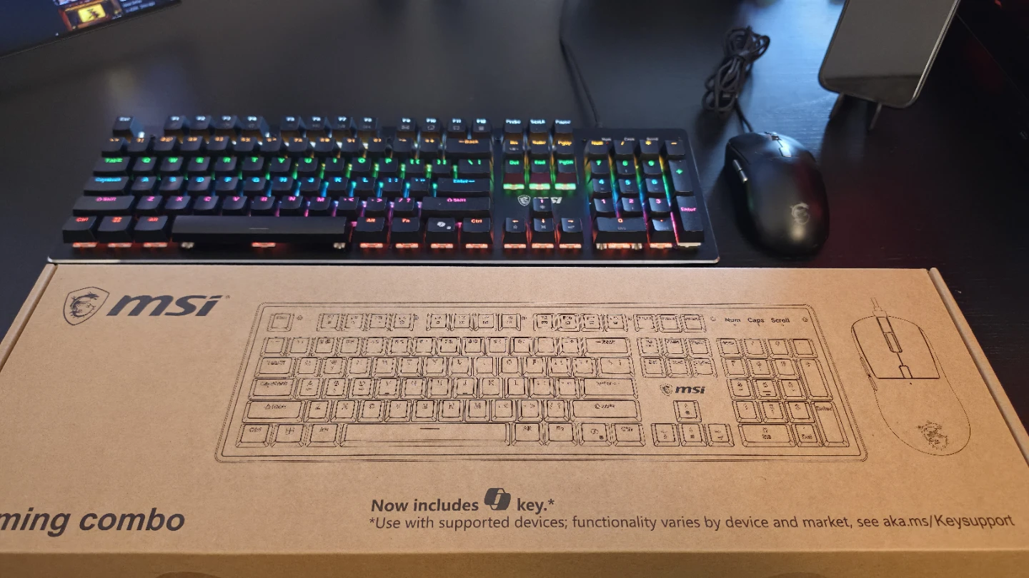MSI Gaming Keyboard and Mouse Combo