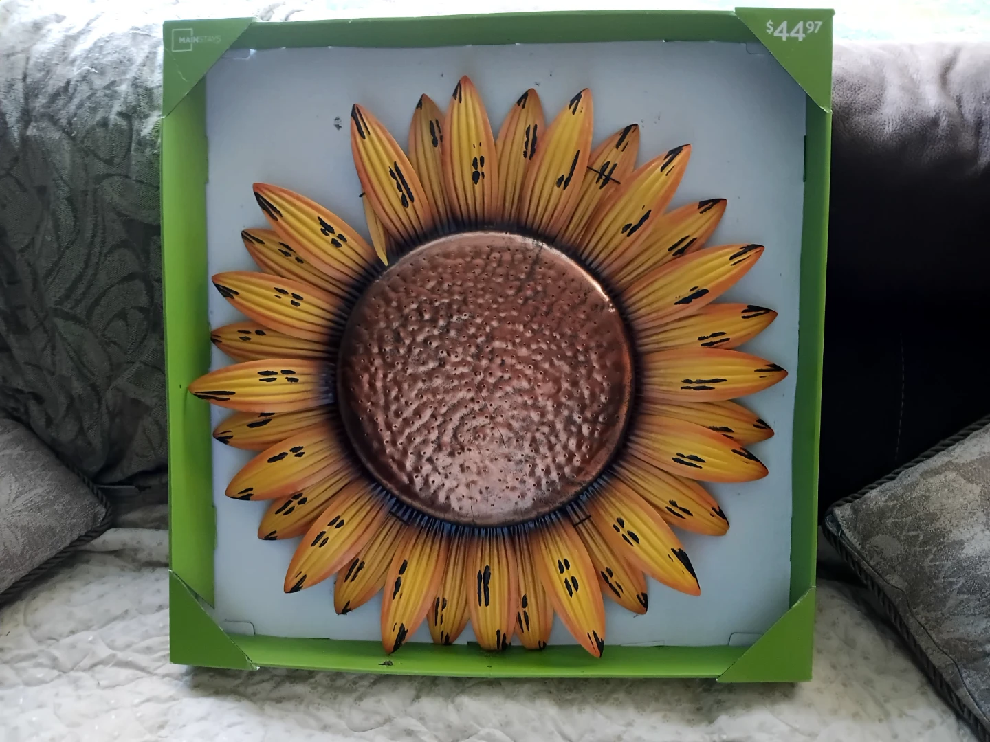 Mainstays Sunflower Outdoor Wall Art