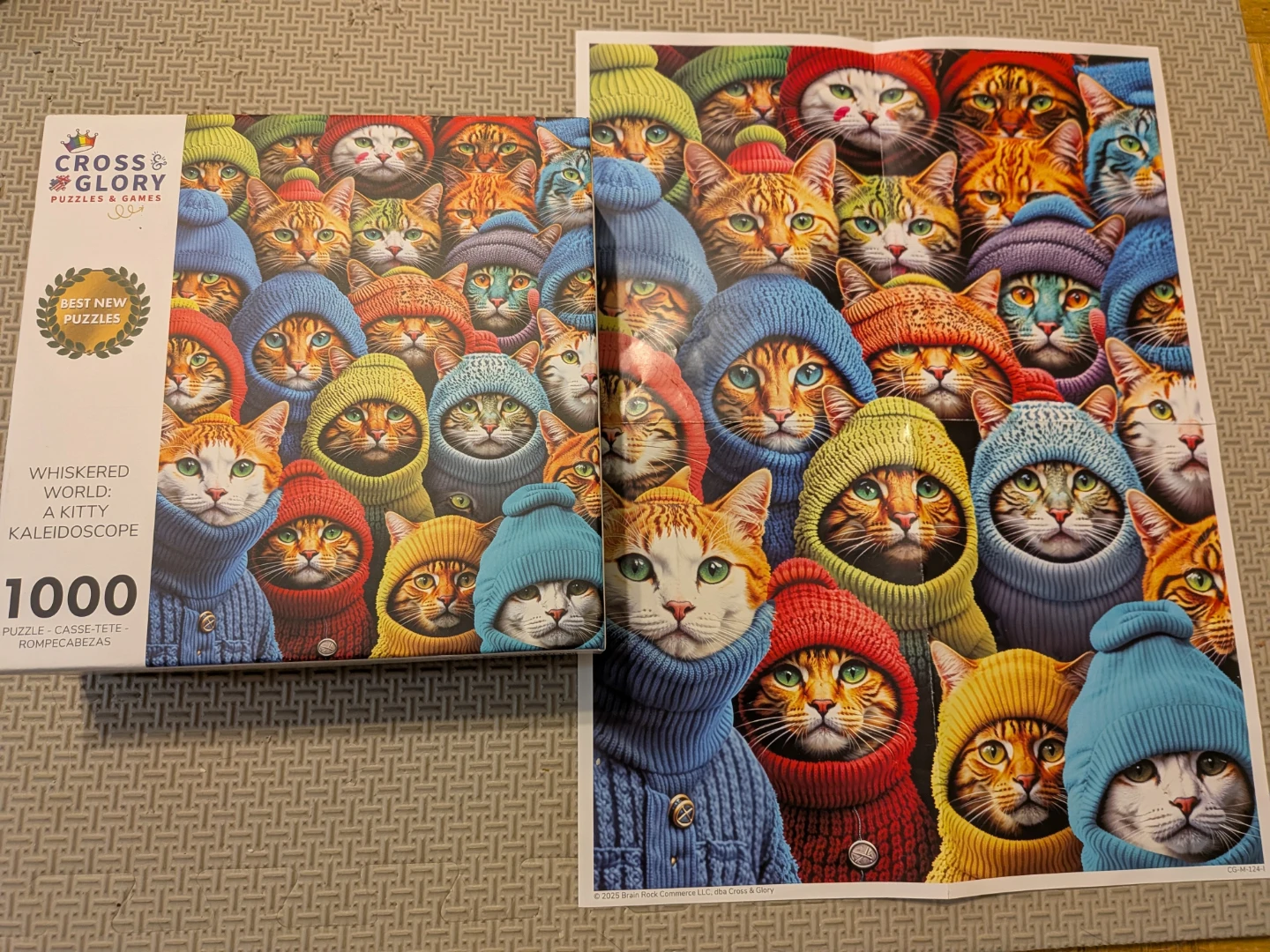 Cross & Glory Whiskered World 1000 Piece Puzzle