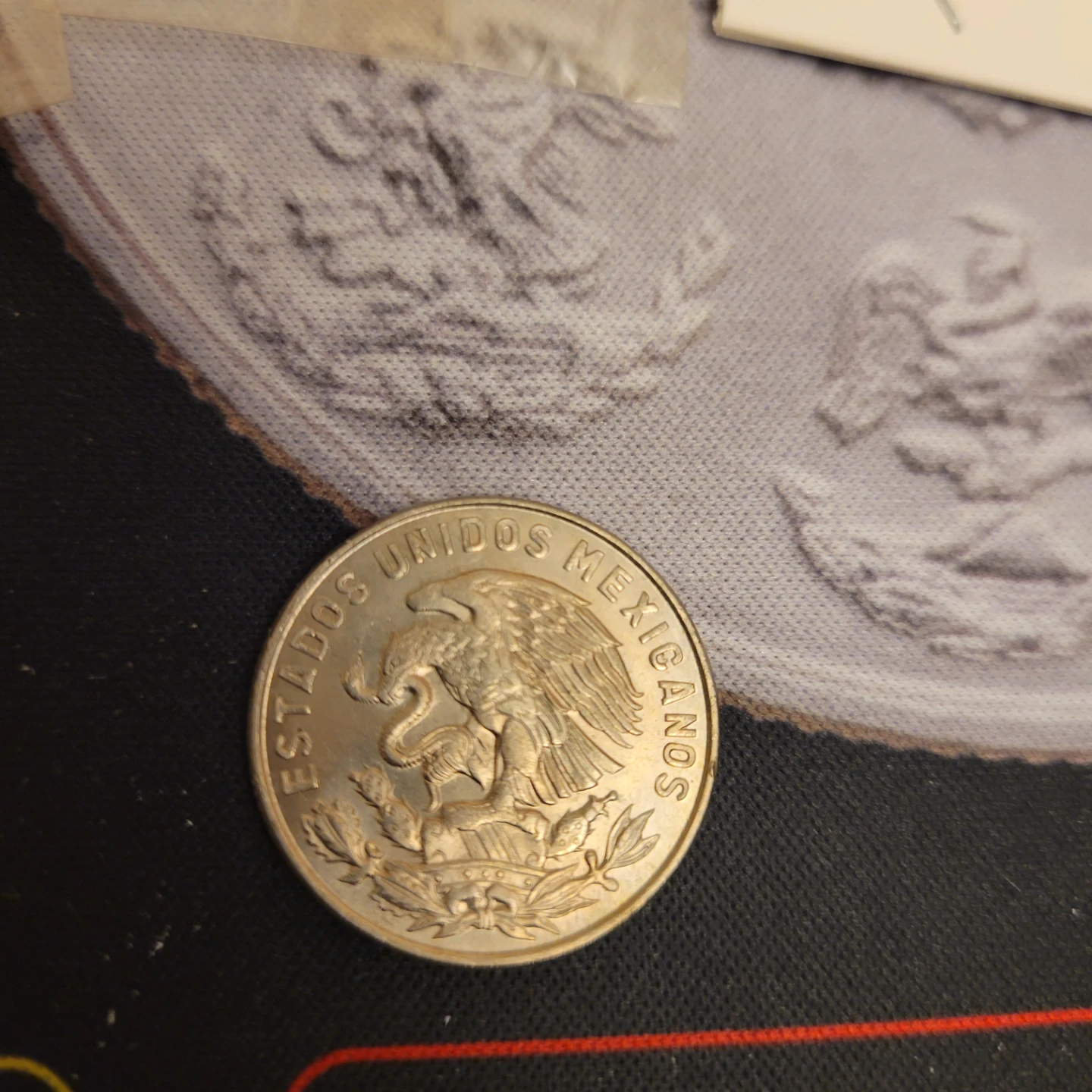 Set of Four 1966 Mexican 50 Centavos Coins - photo 3