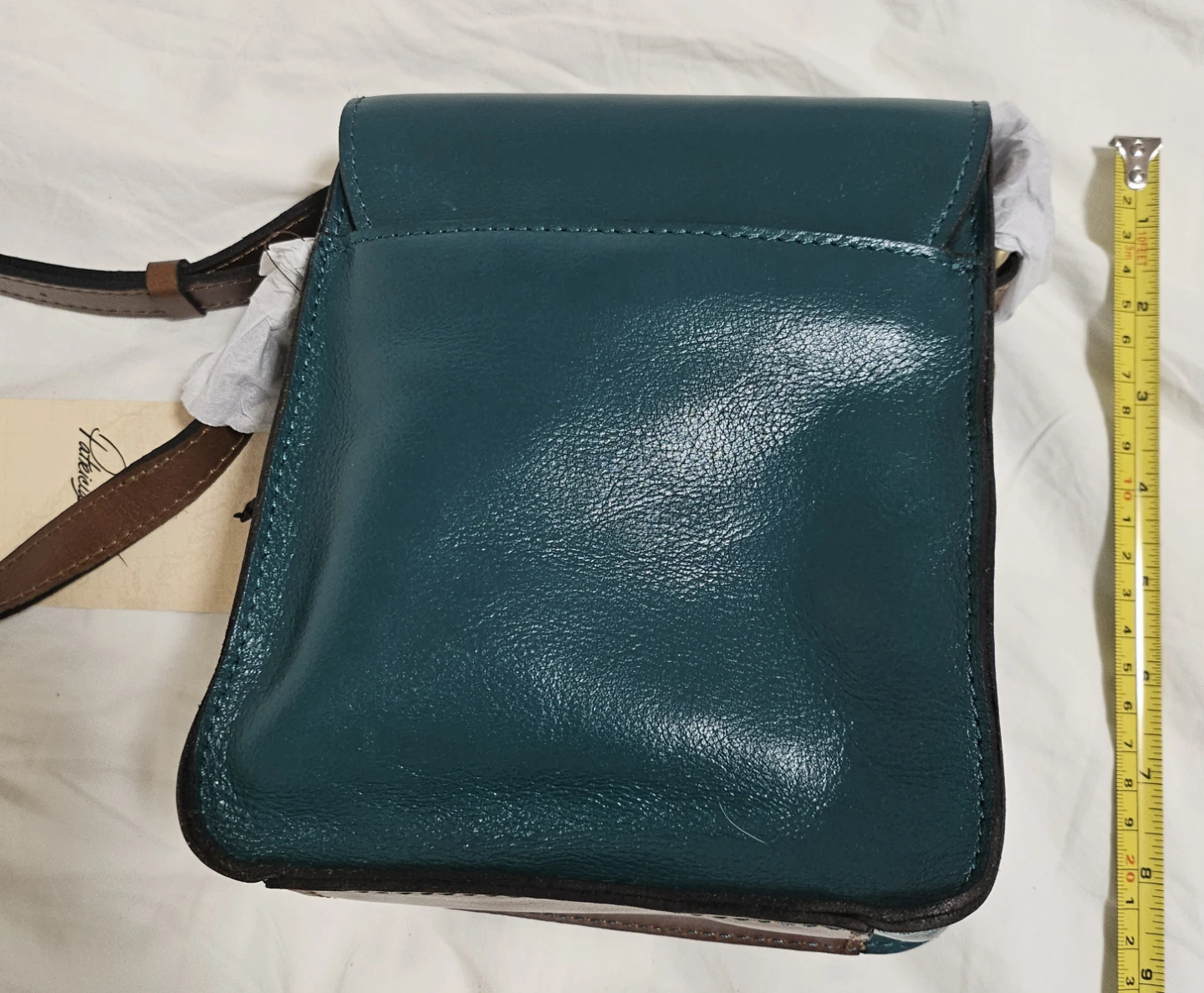 Patricia Nash Teal Leather Crossbody Bag - photo 2