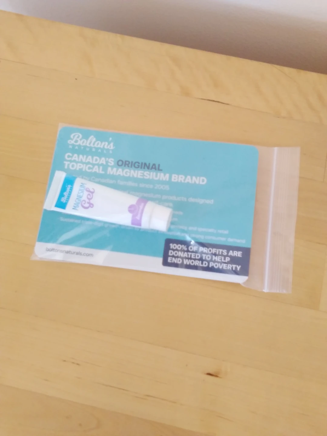 Magnesium gel