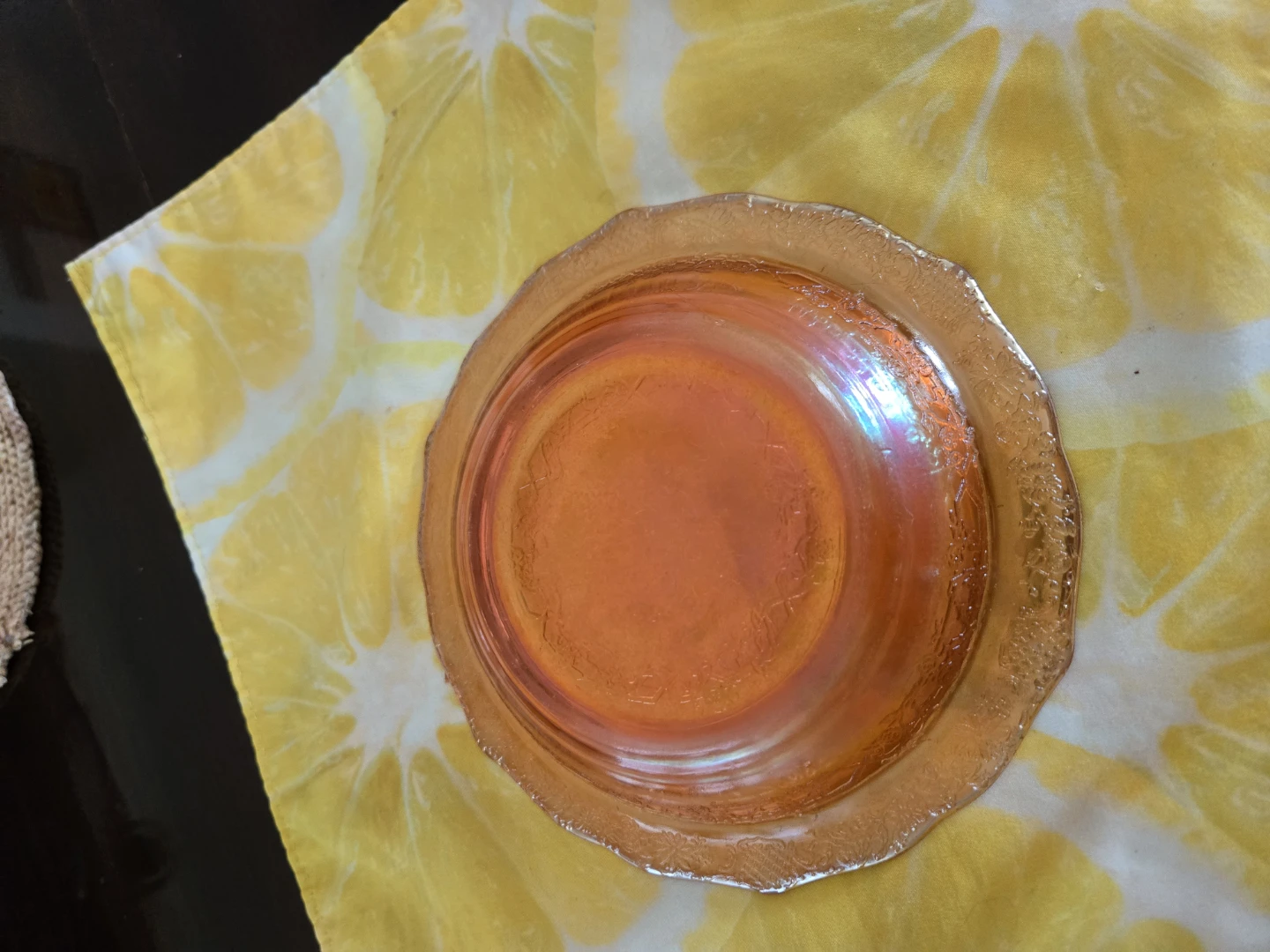 1930s Federal Glass Normandie Carnival Glass 6.5" Bowl - photo 2