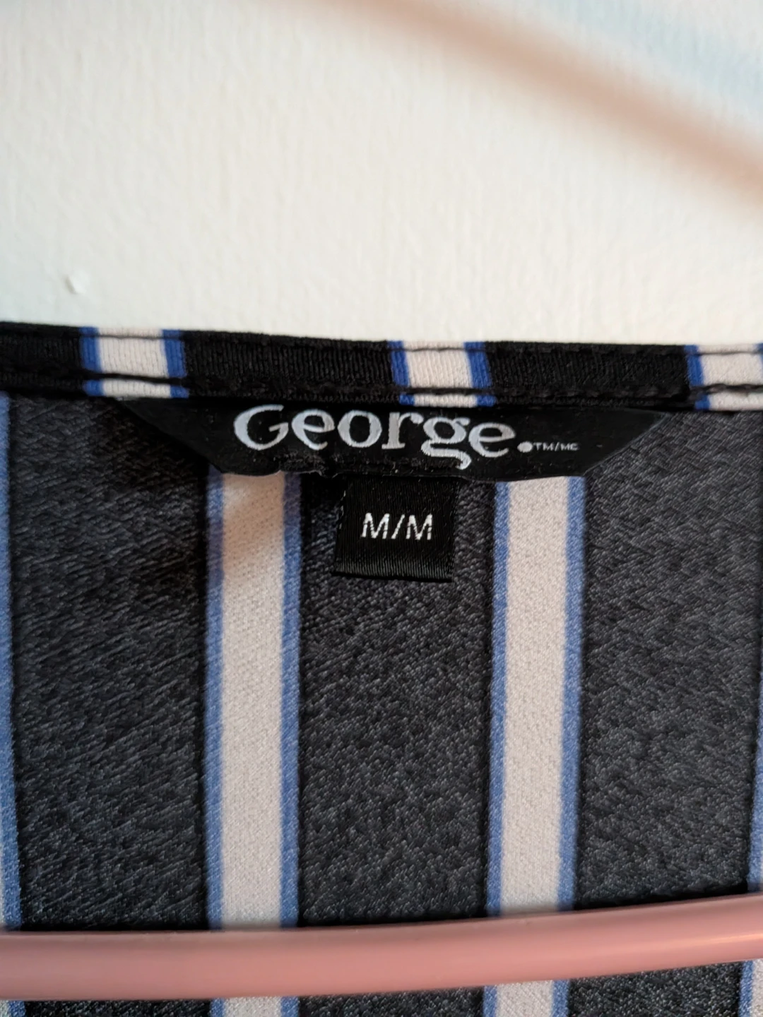 George Striped V-Neck Dress - photo 3