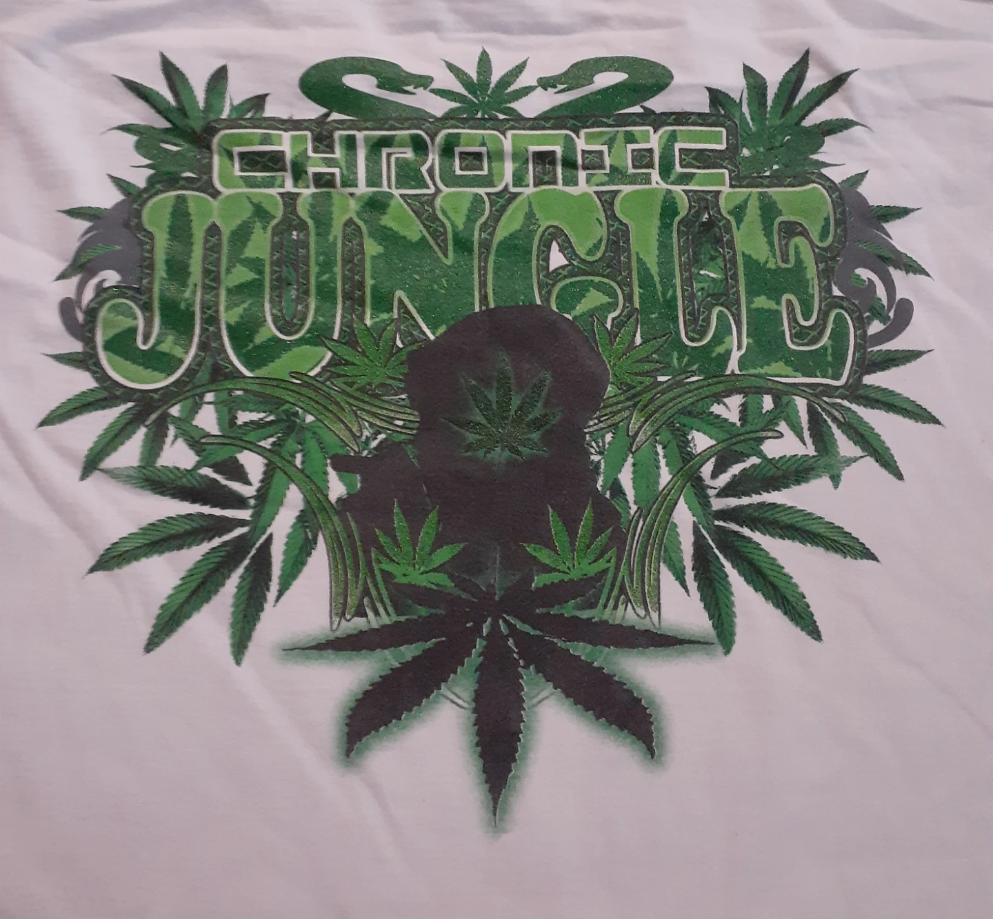 Chronic Jungle Graphic T-Shirt VINTAGE Y2K - photo 4