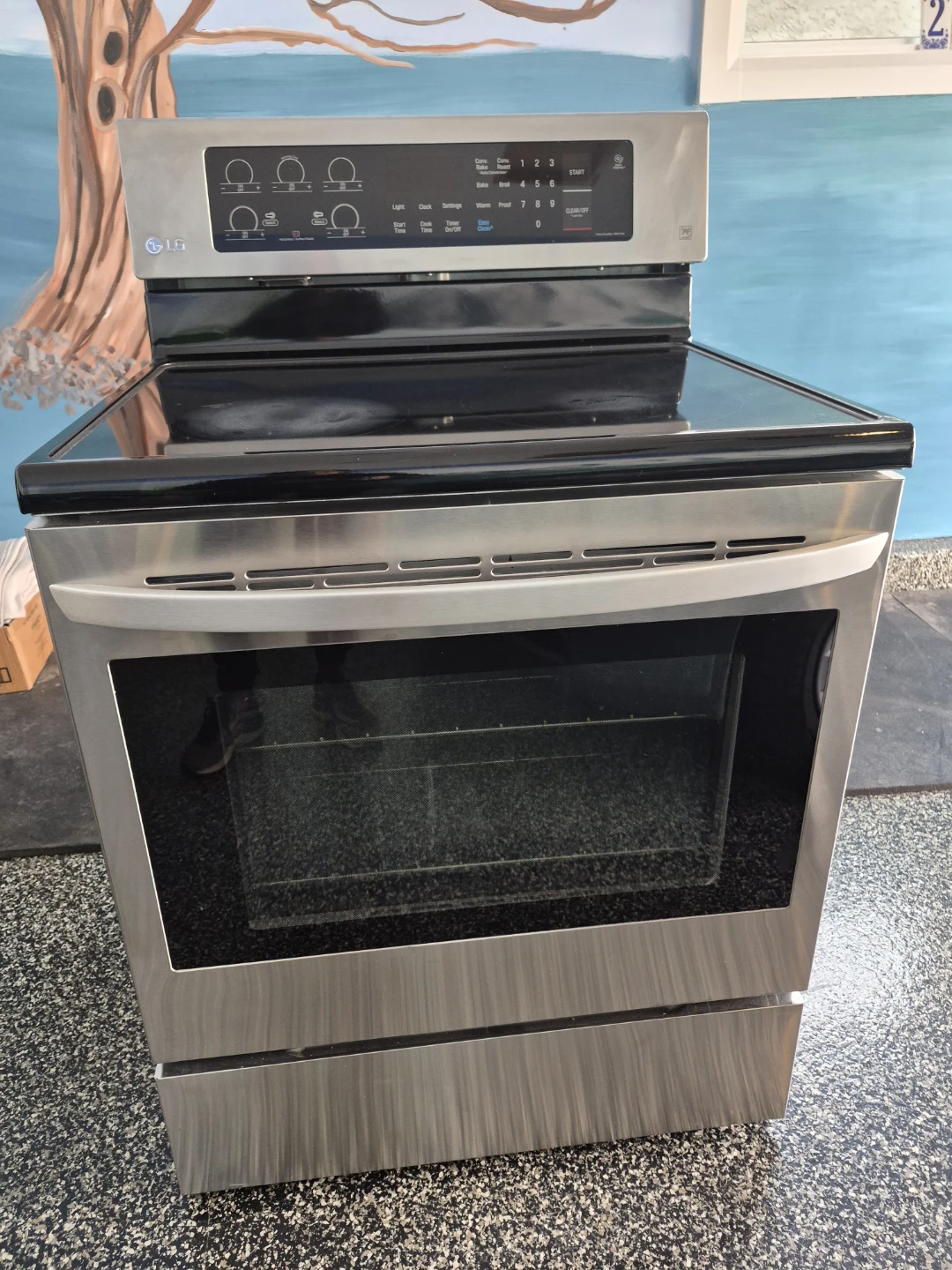 LG Stove stainless steel
