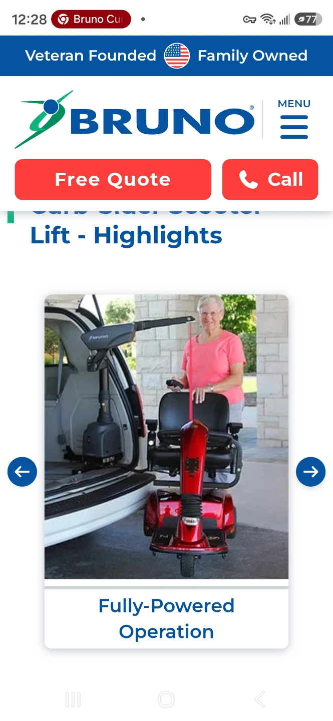 Bruno Curb-Sider Scooter Lift - photo 2