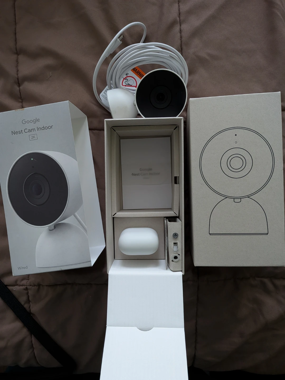 Google Nest Cam Indoor 2K Wired Security READ DESCRIPTION - photo 2