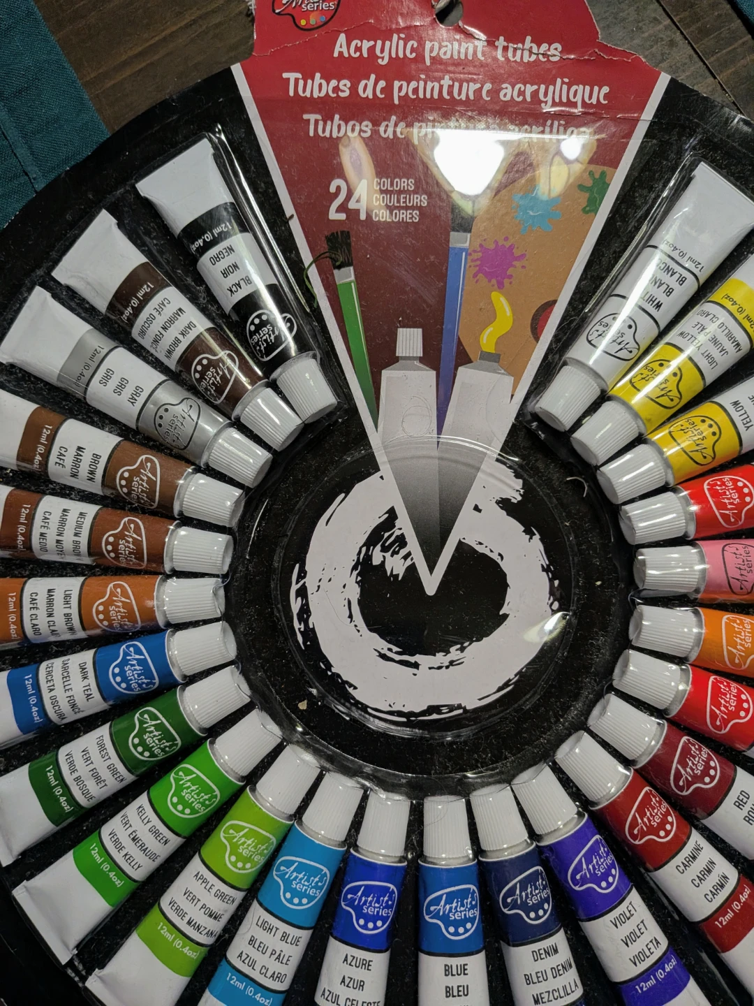 5 Art Set: Acrylics, Watercolor, Palette, Brush Rinser,  Book. - photo 3