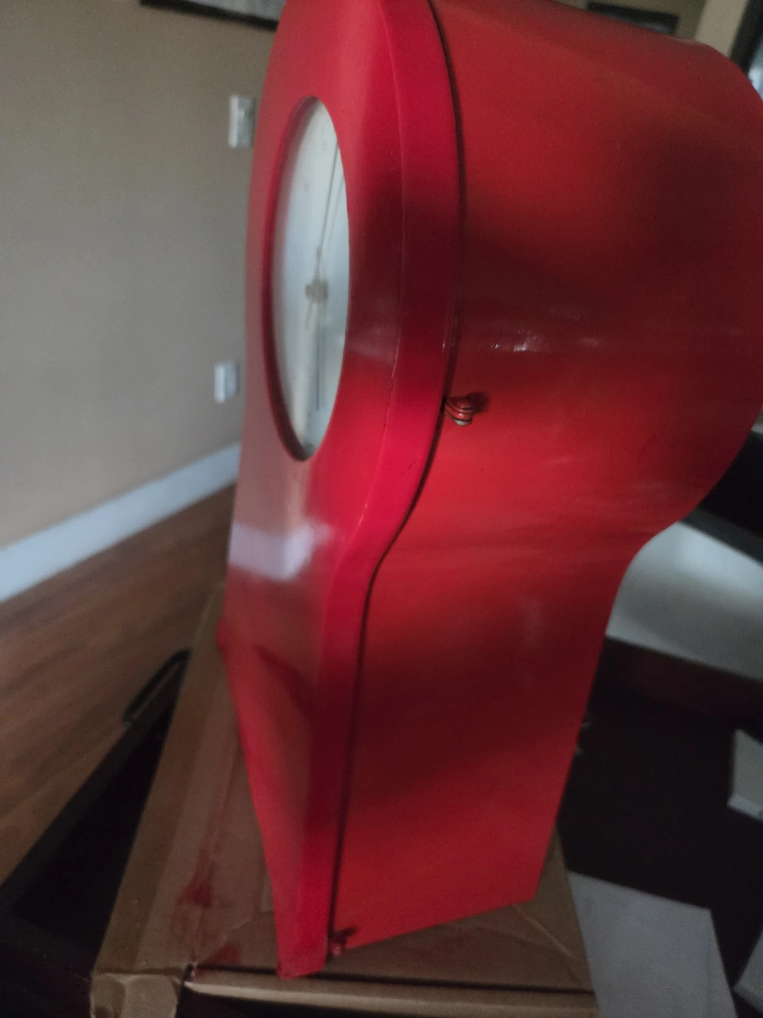 Ikeea 1985 Talk Red Clock - photo 4