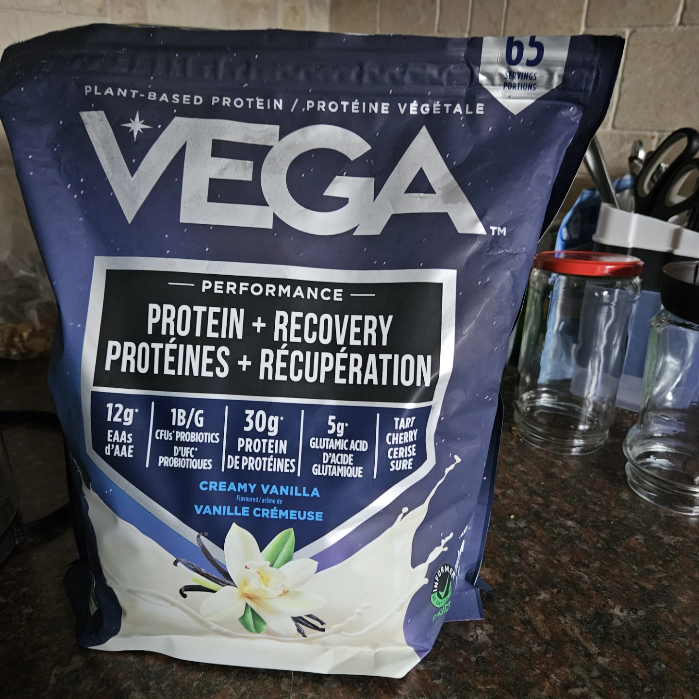 Vega Performance Protein + Recovery - Creamy Vanilla - photo 2