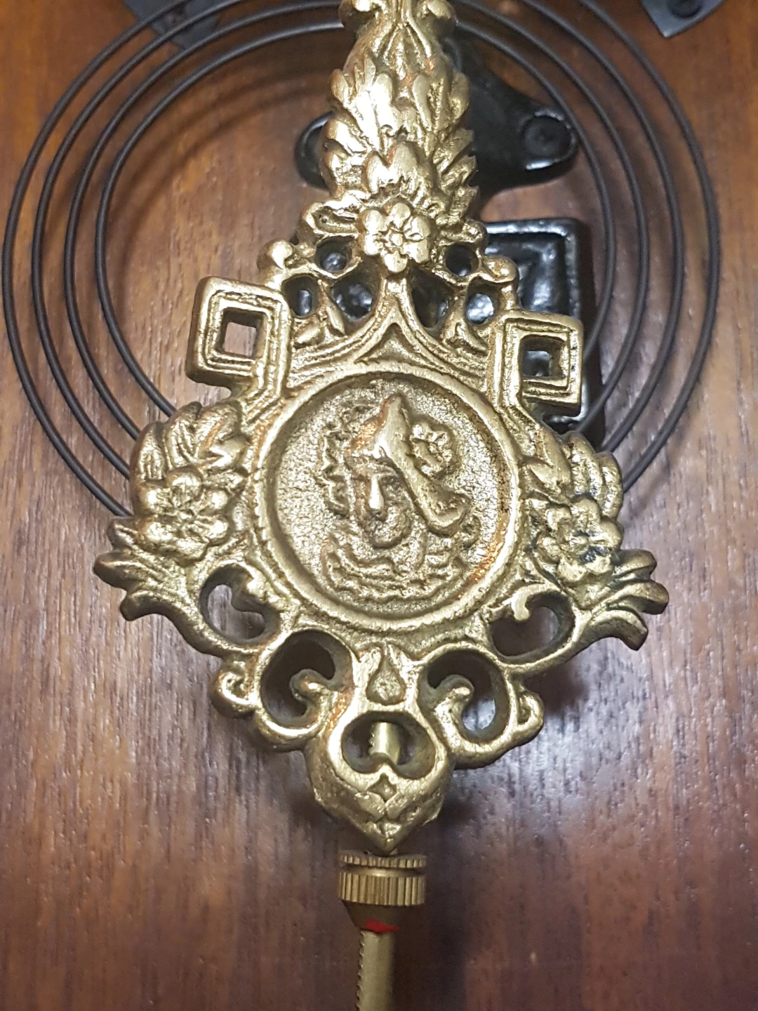 Vintage Wooden Mantel Clock - photo 5