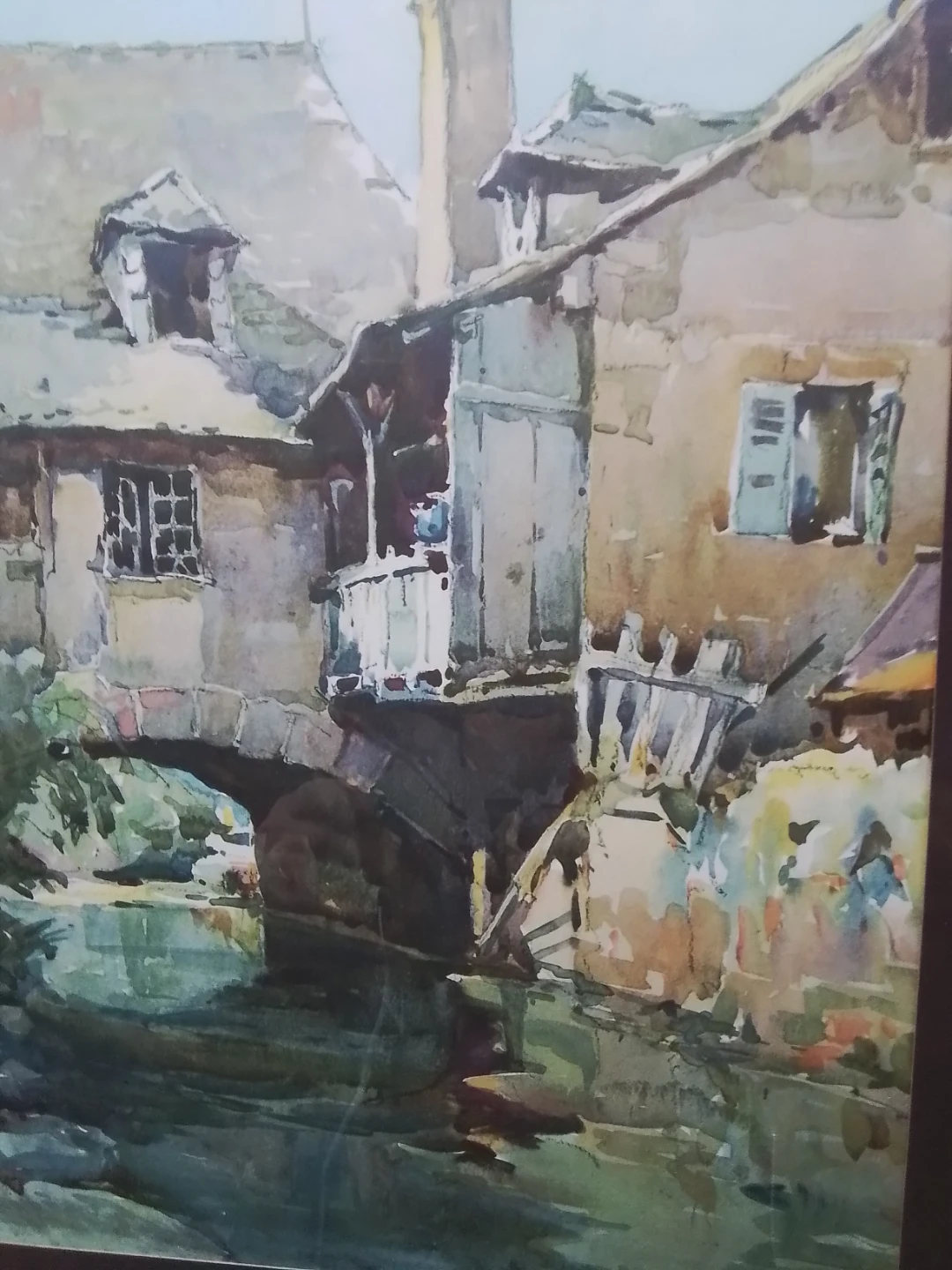 A. Marc Vieux Moulin Framed Print - photo 3