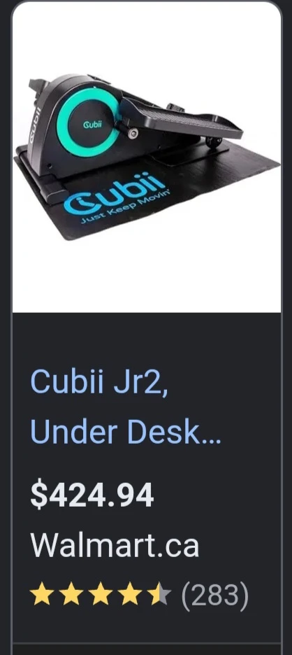 Cubii Jr2 Under Desk Elliptical - photo 3