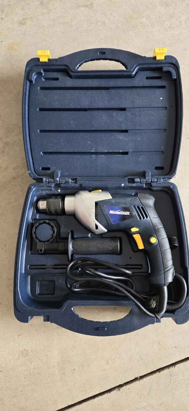Mastercraft 1/2" Hammer Drill and Bit Set