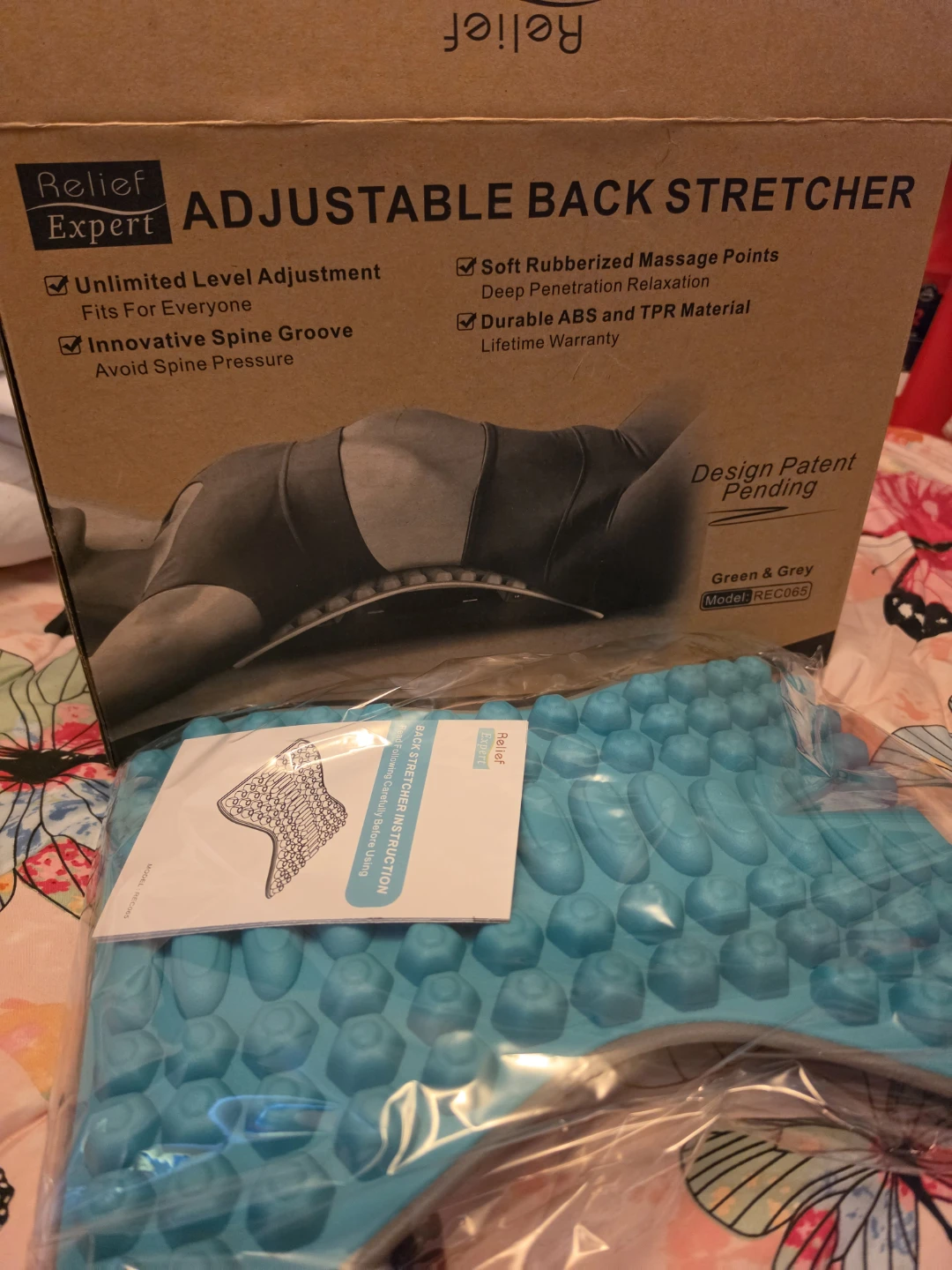 Relief Expert Adjustable Back Stretcher Model REC065