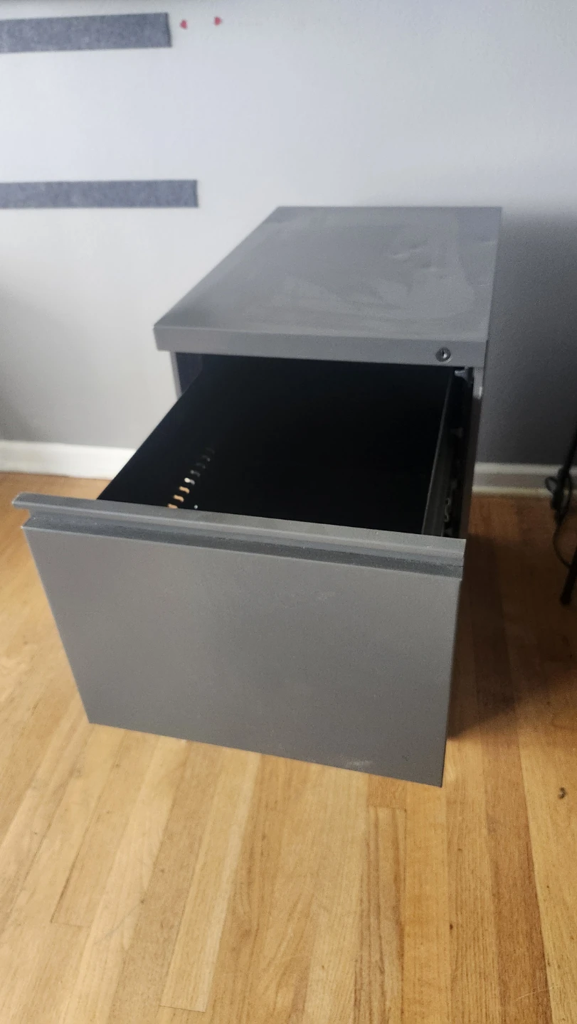 Two-Drawer Metal Filing Cabinet - photo 3