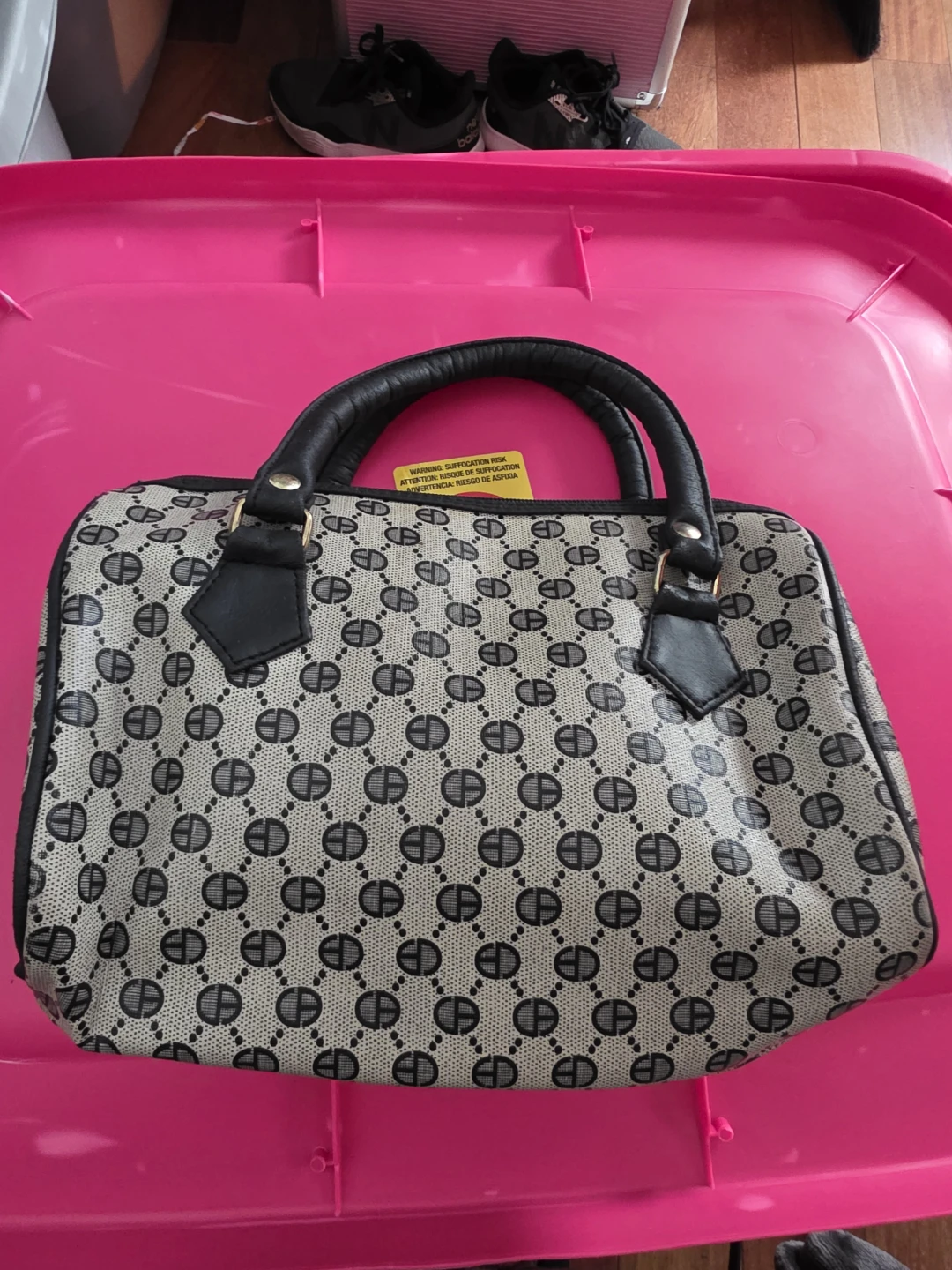 Geometric Print Handbag - photo 2
