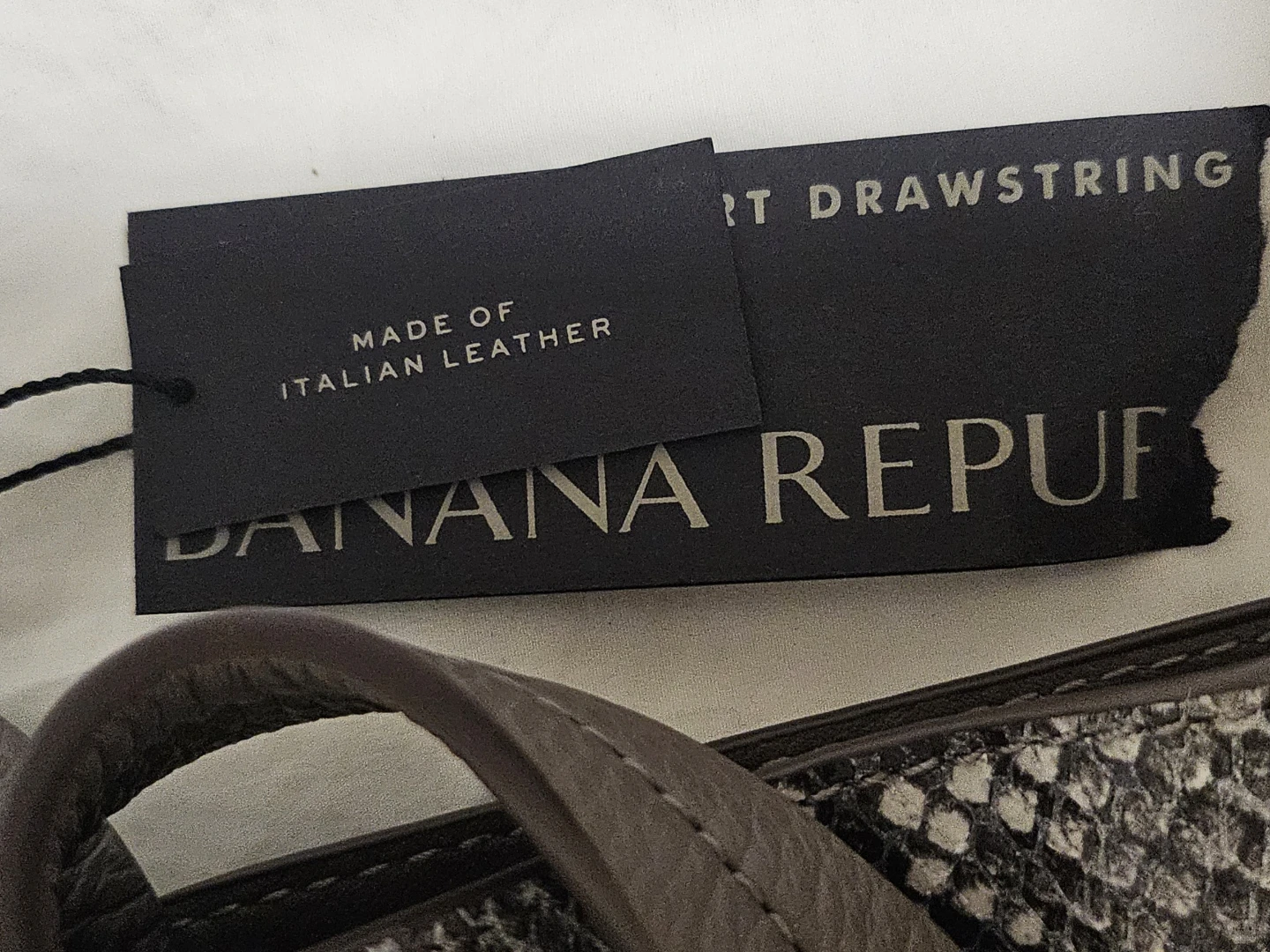genuine leather banana republic handbag - photo 4