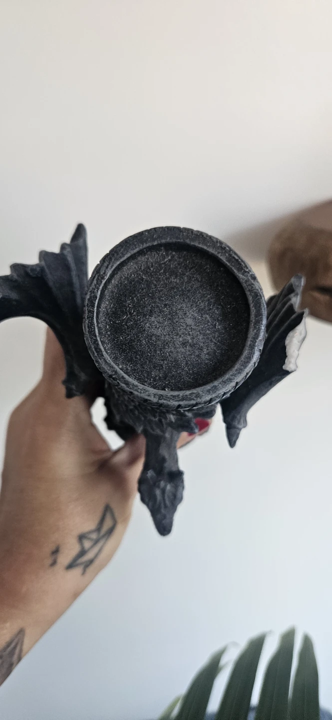 Dragon and Skull Candlestick Holder - photo 4