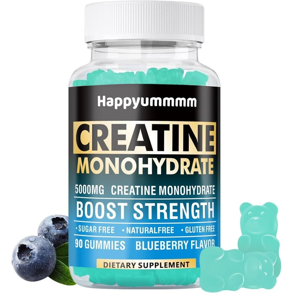 Creatine Monohydrate Gummies 5000mg, 90 Count - NEW/SEALED