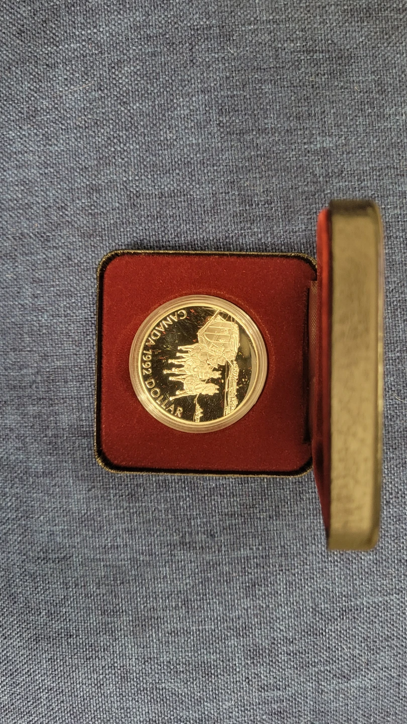 1992 Royal Canadian Mint Proof Silver Dollar - photo 3