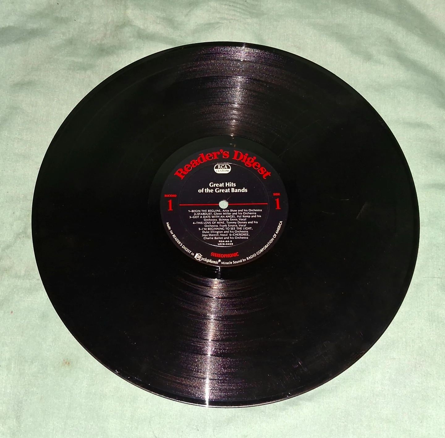 Great Hits Of The Great Bands  VG Condition 1969 Vinyl LP - photo 3