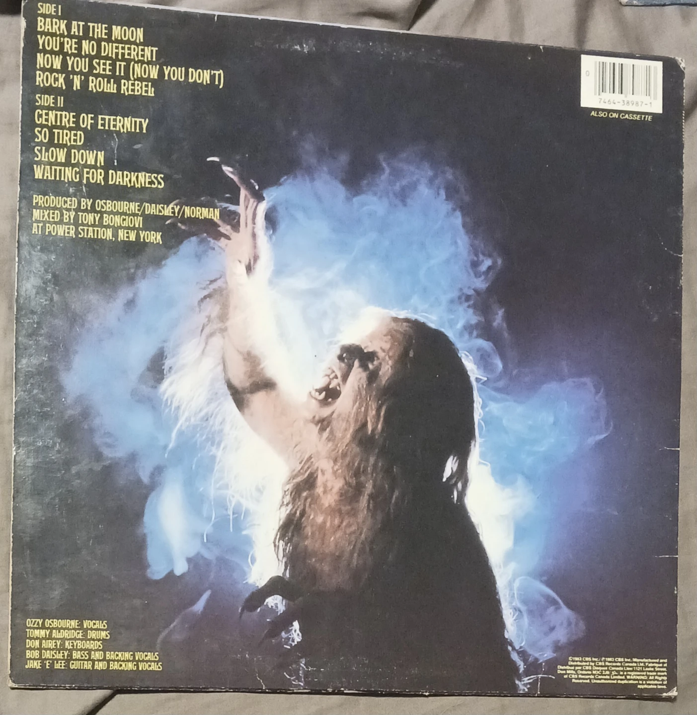 Ozzy Osbourne Bark at the Moon Vinyl LP - photo 2