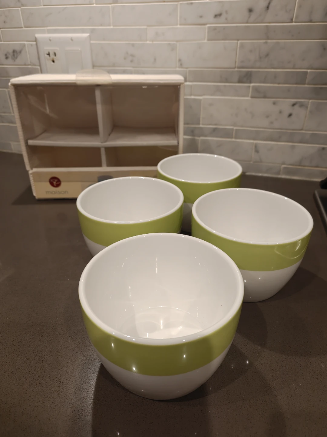 PC Maison Colour Rim Bowls