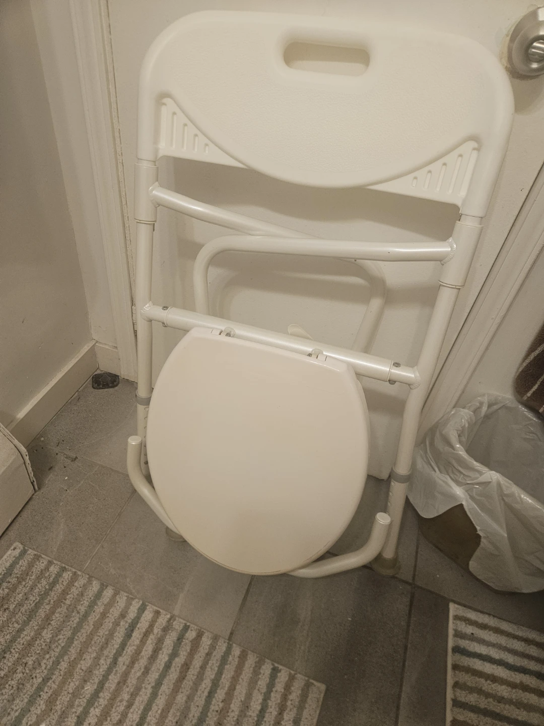 Folding Toilet Safety Rail and Commode Chair - photo 5