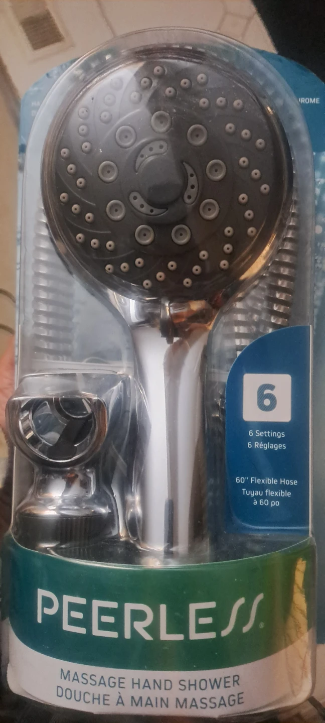 Peerless Massage Hand Shower with 6 Settings