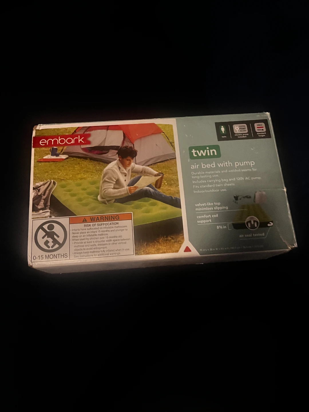 Embark Twin Air Bed with Pump