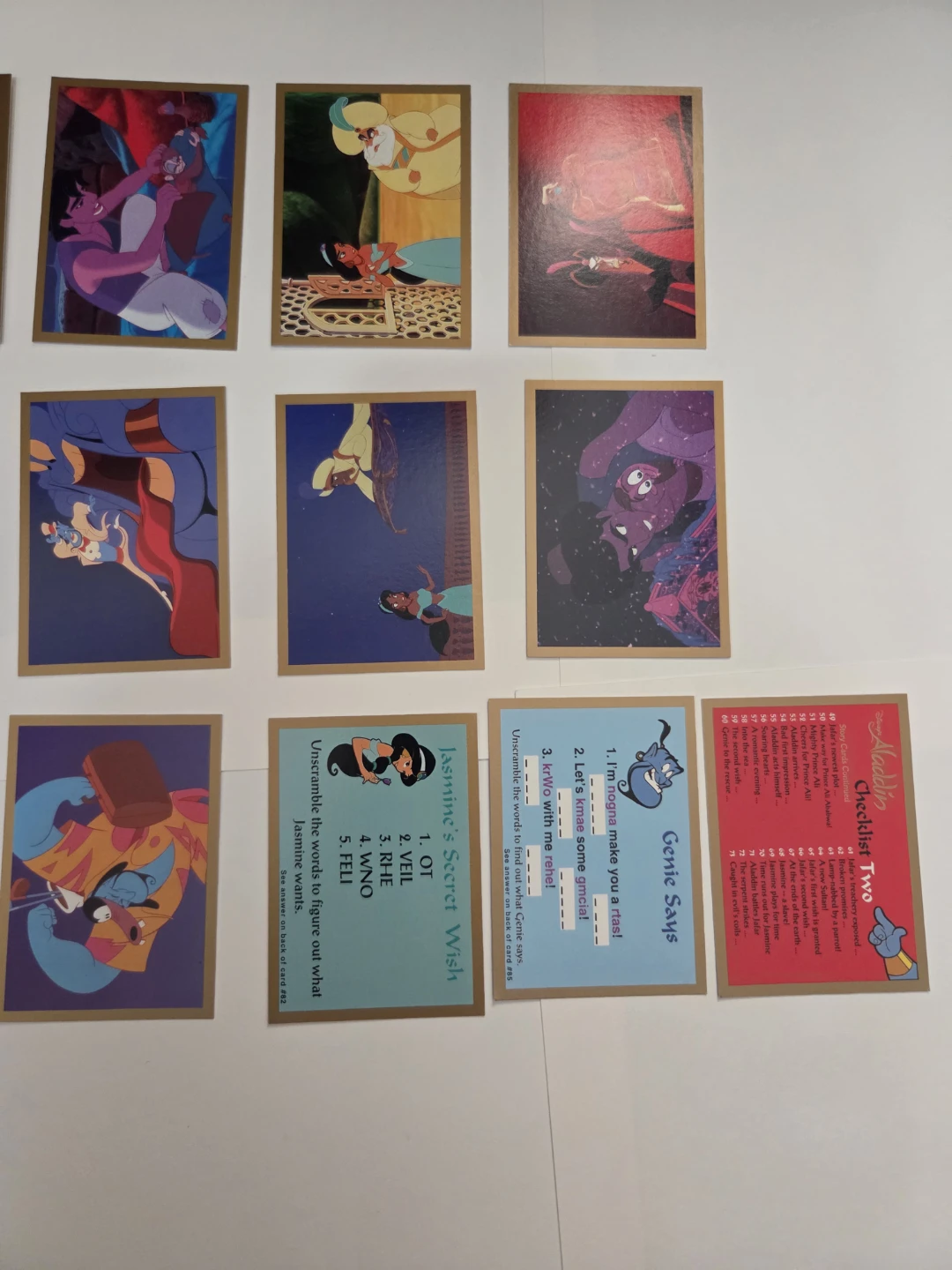 Disney Aladdin Trading Cards - photo 3