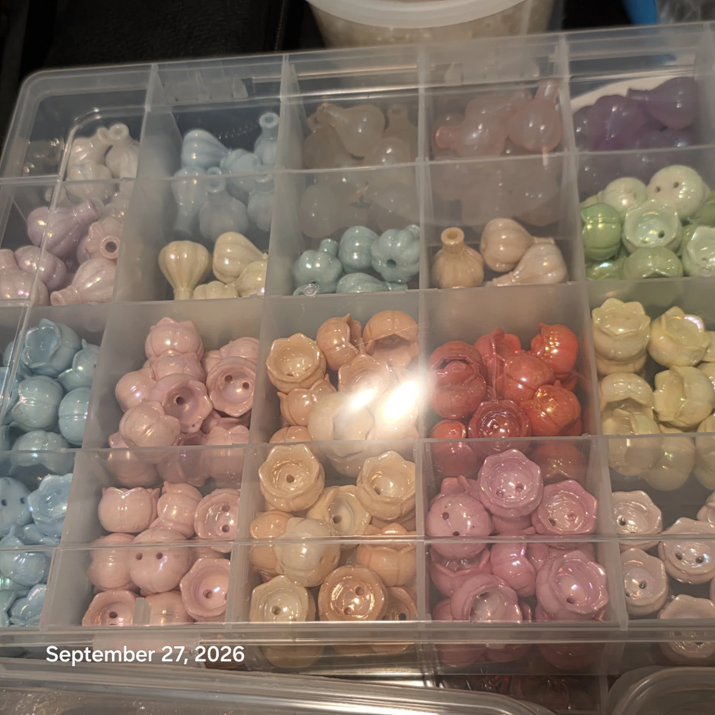 Assorted Multi-Coloured Floral Bead Craft Kit - photo 2