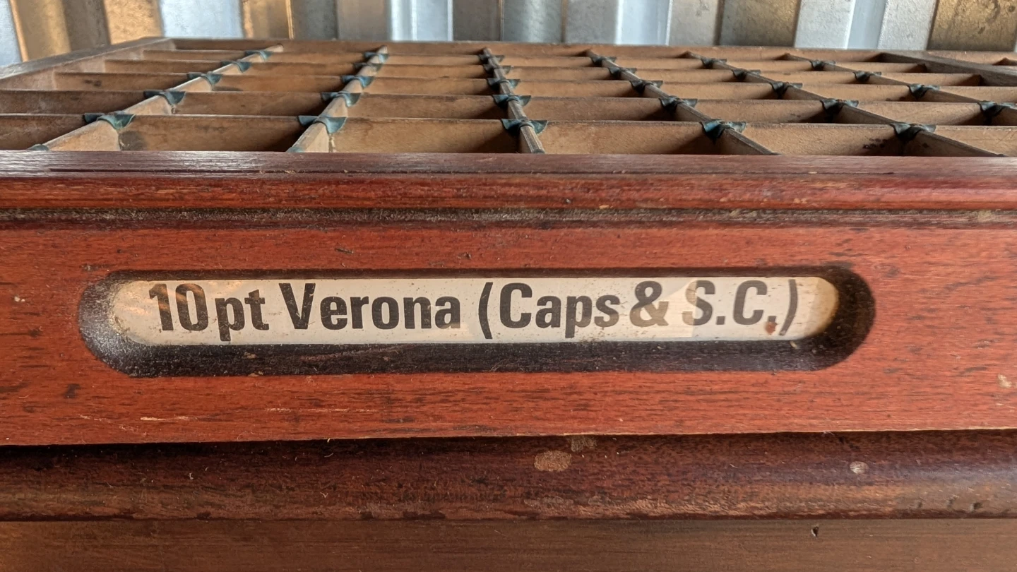 Vintage Joyce & Co. Letterpress Printer Drawer - photo 4