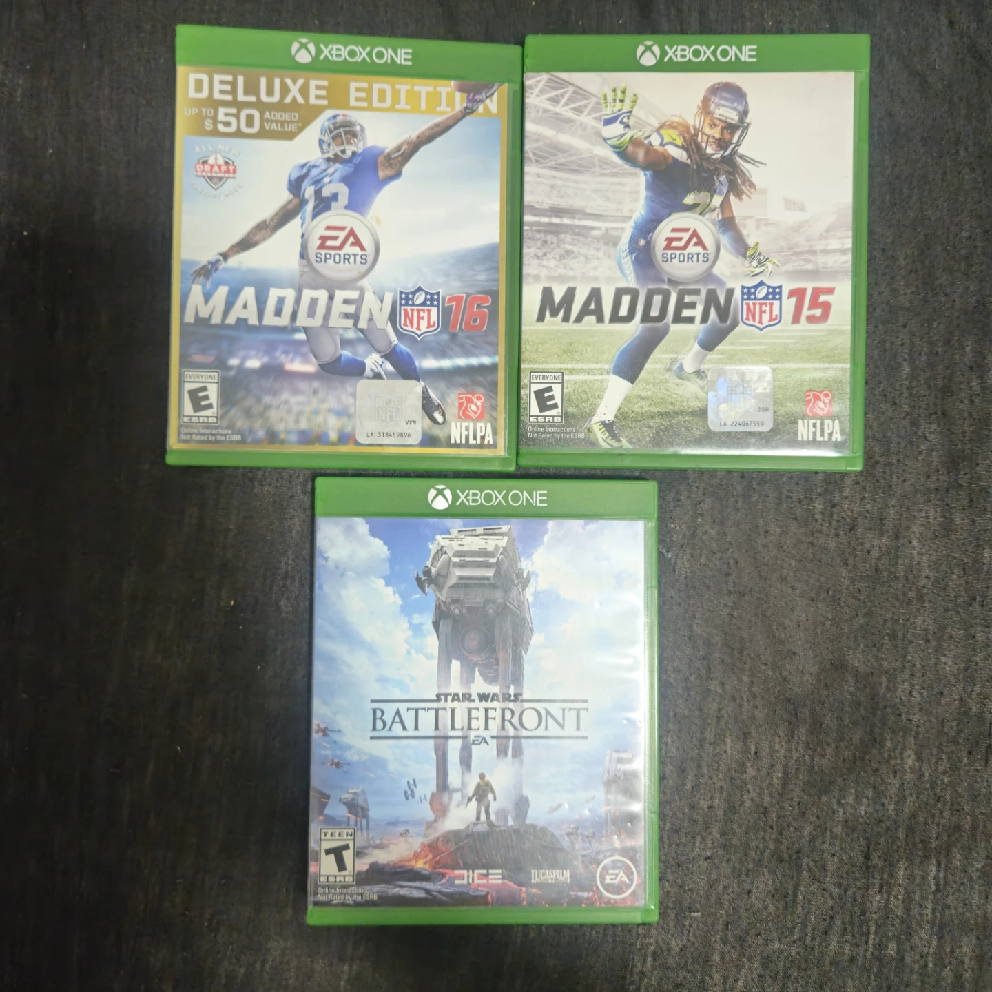 Xbox One Games Lot of 3