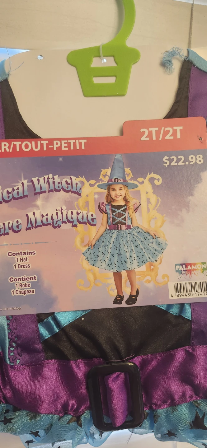 Magical Witch Toddler Costume 2T