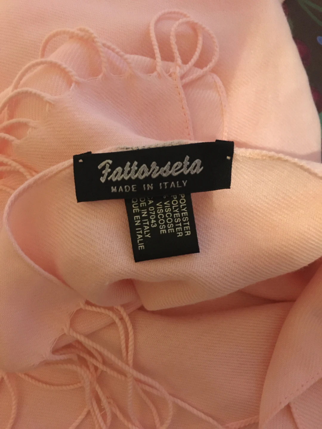 Fattorseta Light Pink Scarf