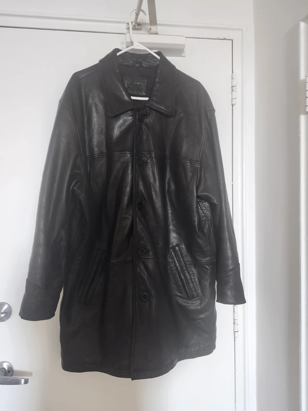 Togo Black Leather Jacket