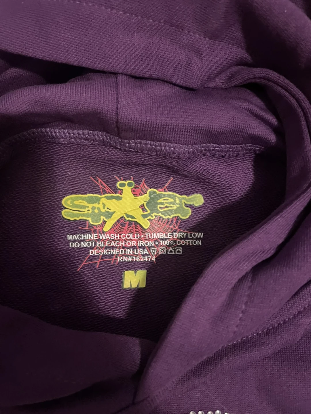 SP5DER Hoodie Purple - photo 3