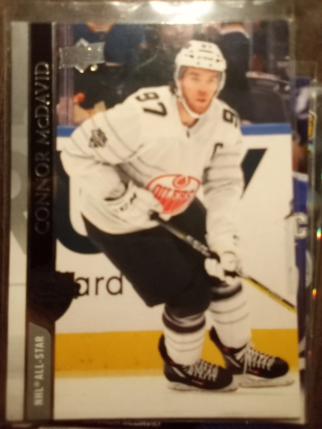 2020-21 Upper Deck Connor McDavid All-Star Card