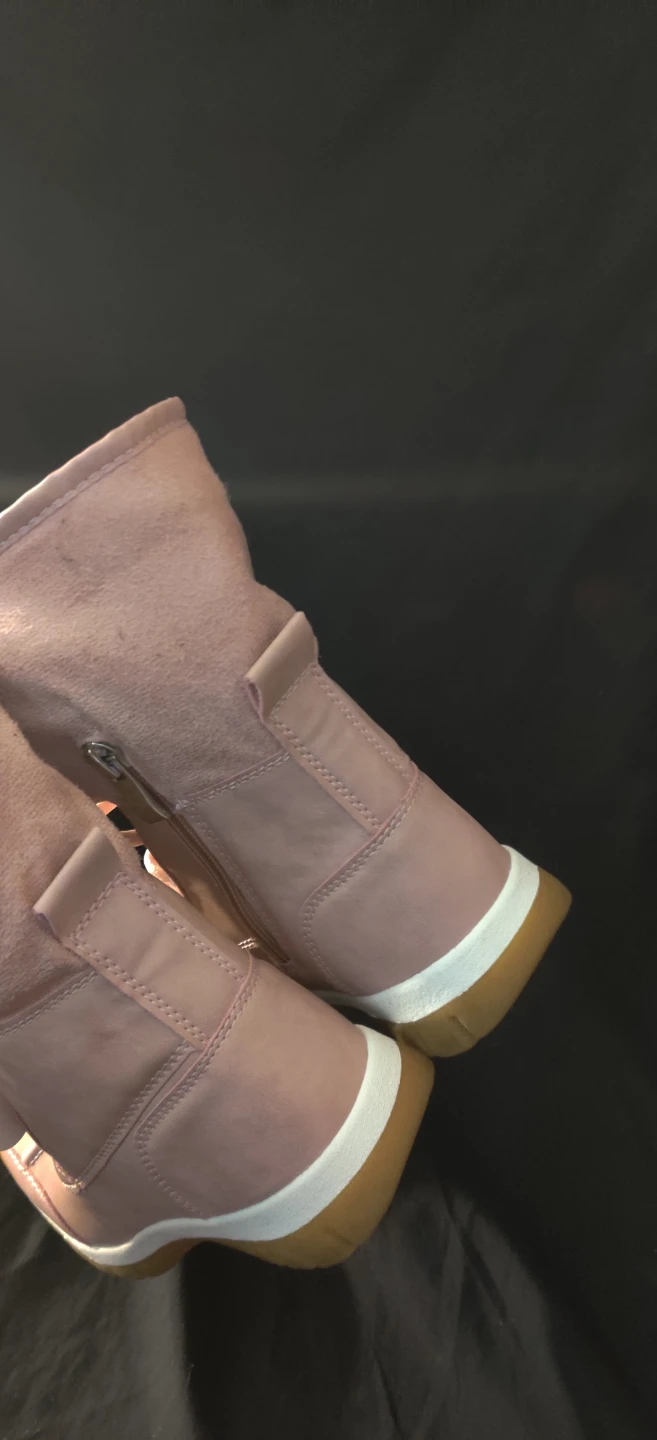 New Pink Winter Lined Boots Size 13 - photo 3