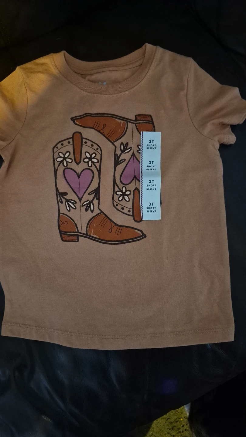 Toddler Cowboy Boot Graphic T-Shirt