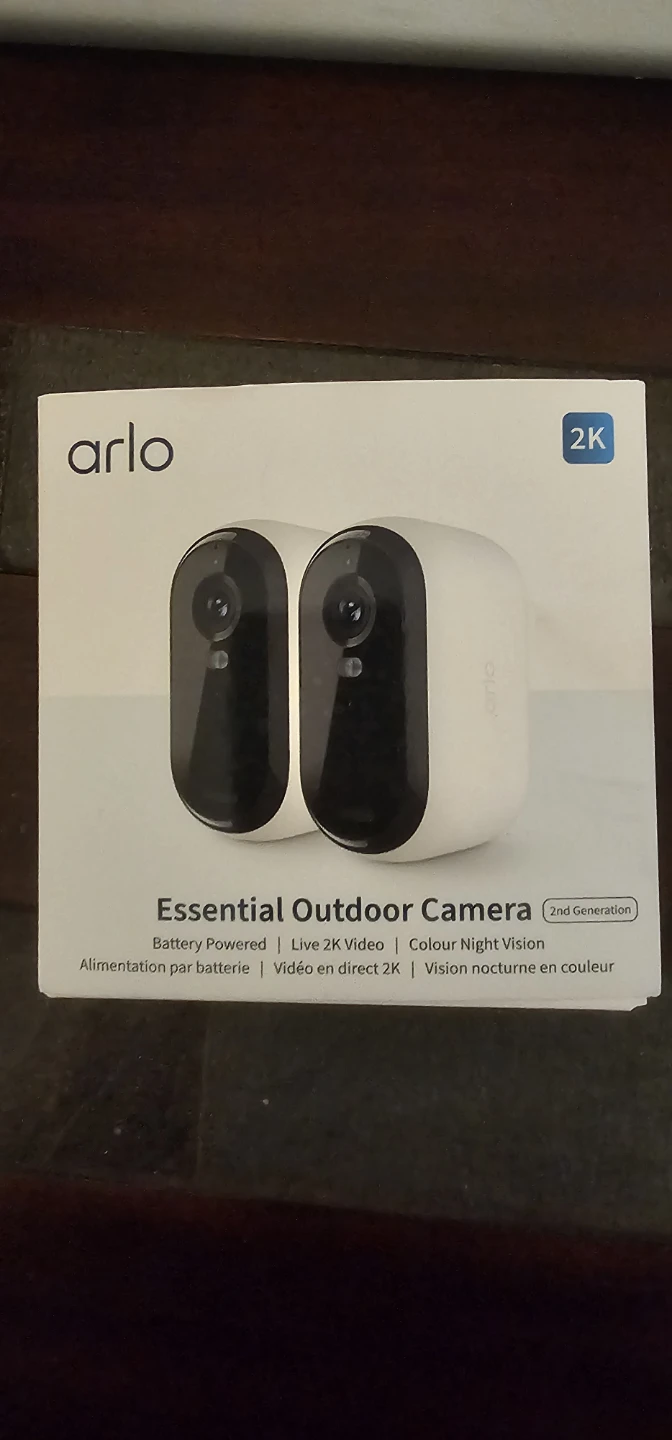 Arlo Essential Outdoor Camera 2nd Gen 2-Pack