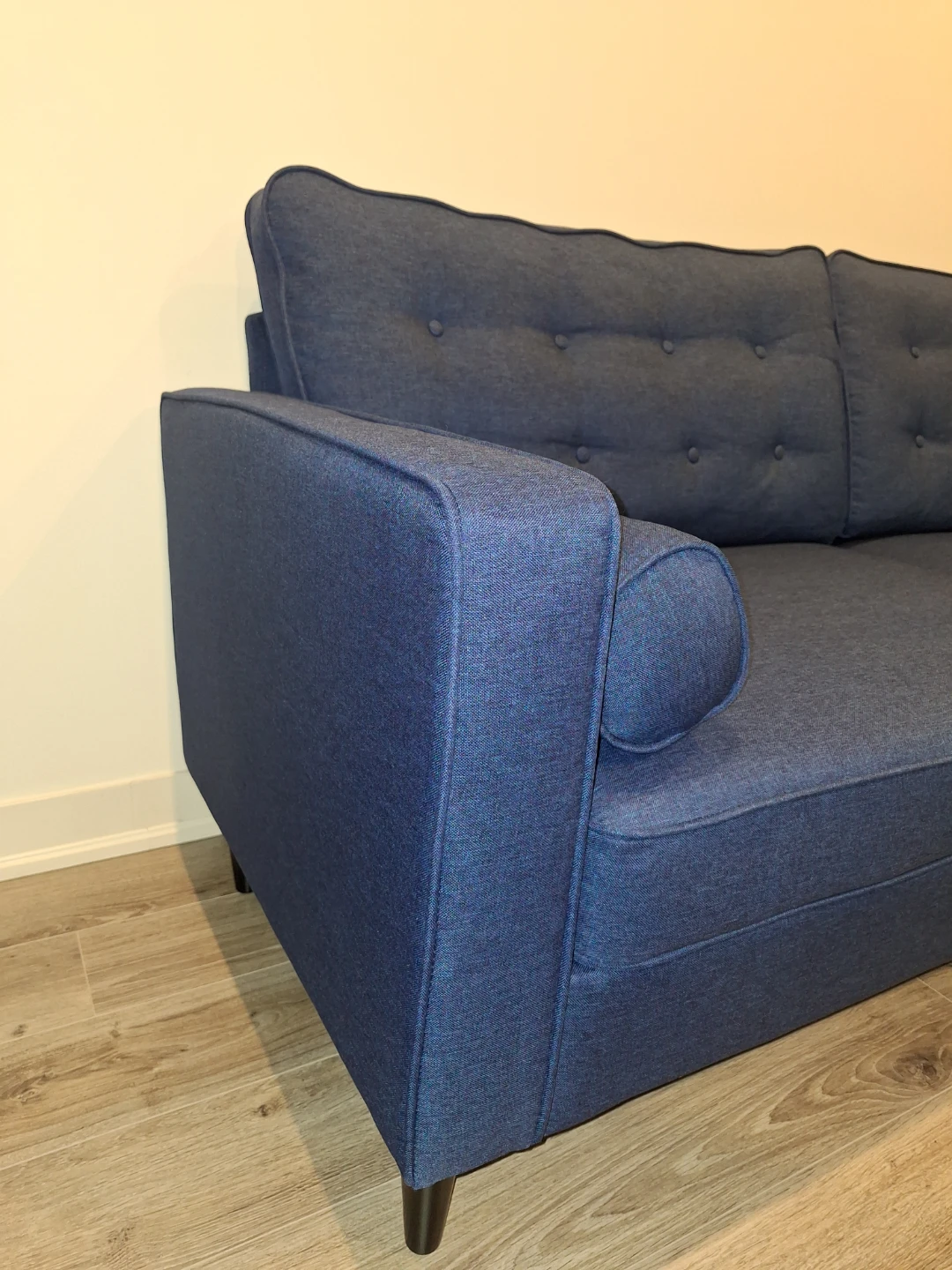 Blue Mid-Century Style Sofa + Delivery - photo 3