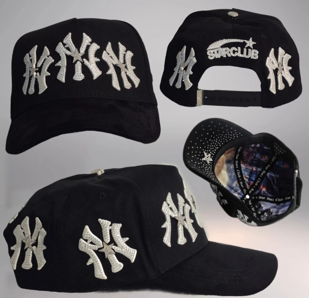 Star Hats Club New York Yankees Rhinestone Hat