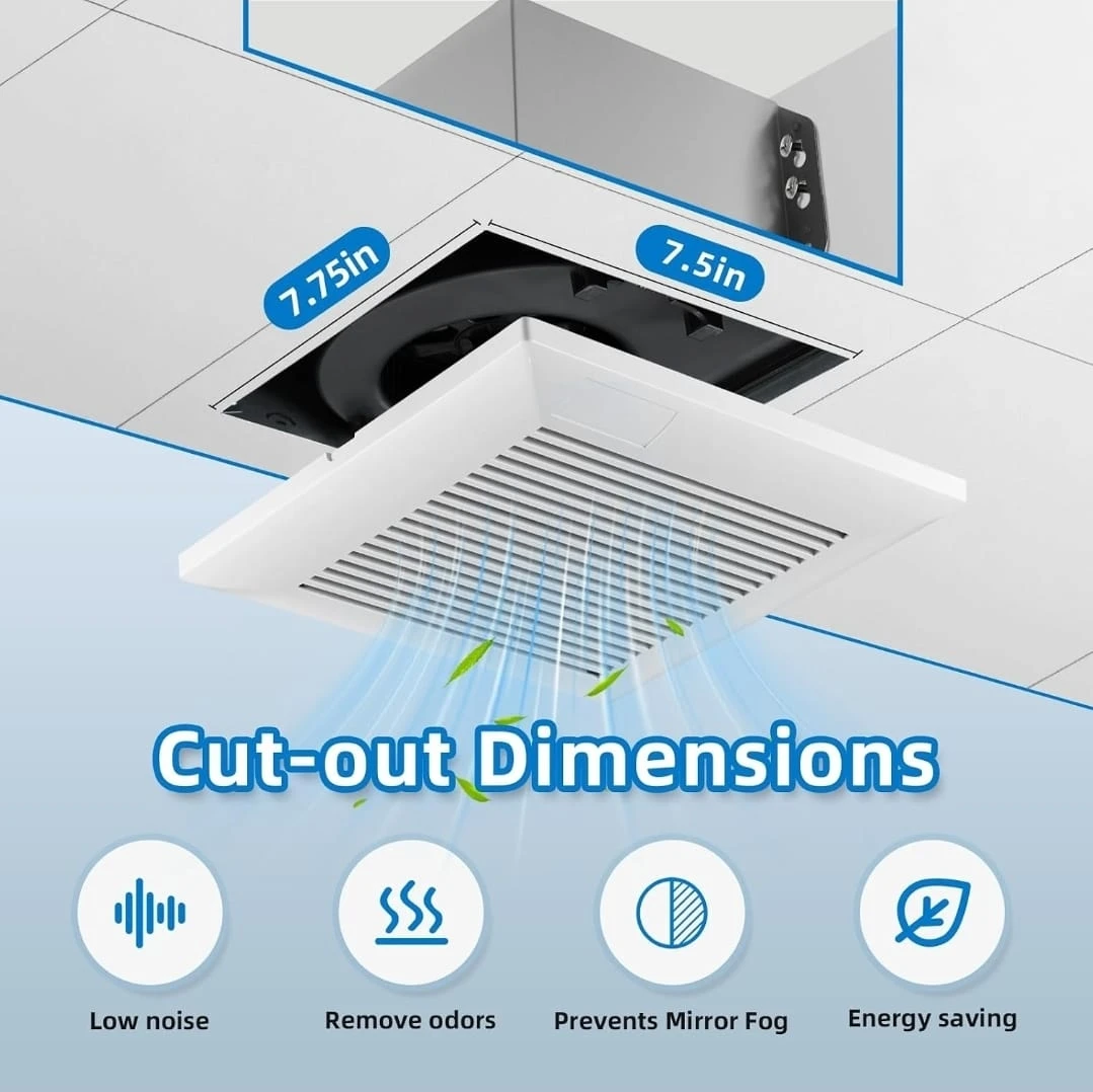 JOEAONZ Bathroom Exhaust Fan – 110 CFM - photo 3