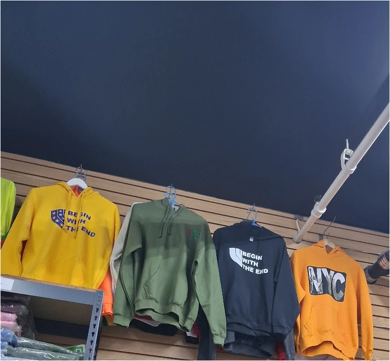 Begin With The End Yellow Hoodie